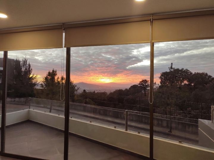 Atardecer desde la terraza